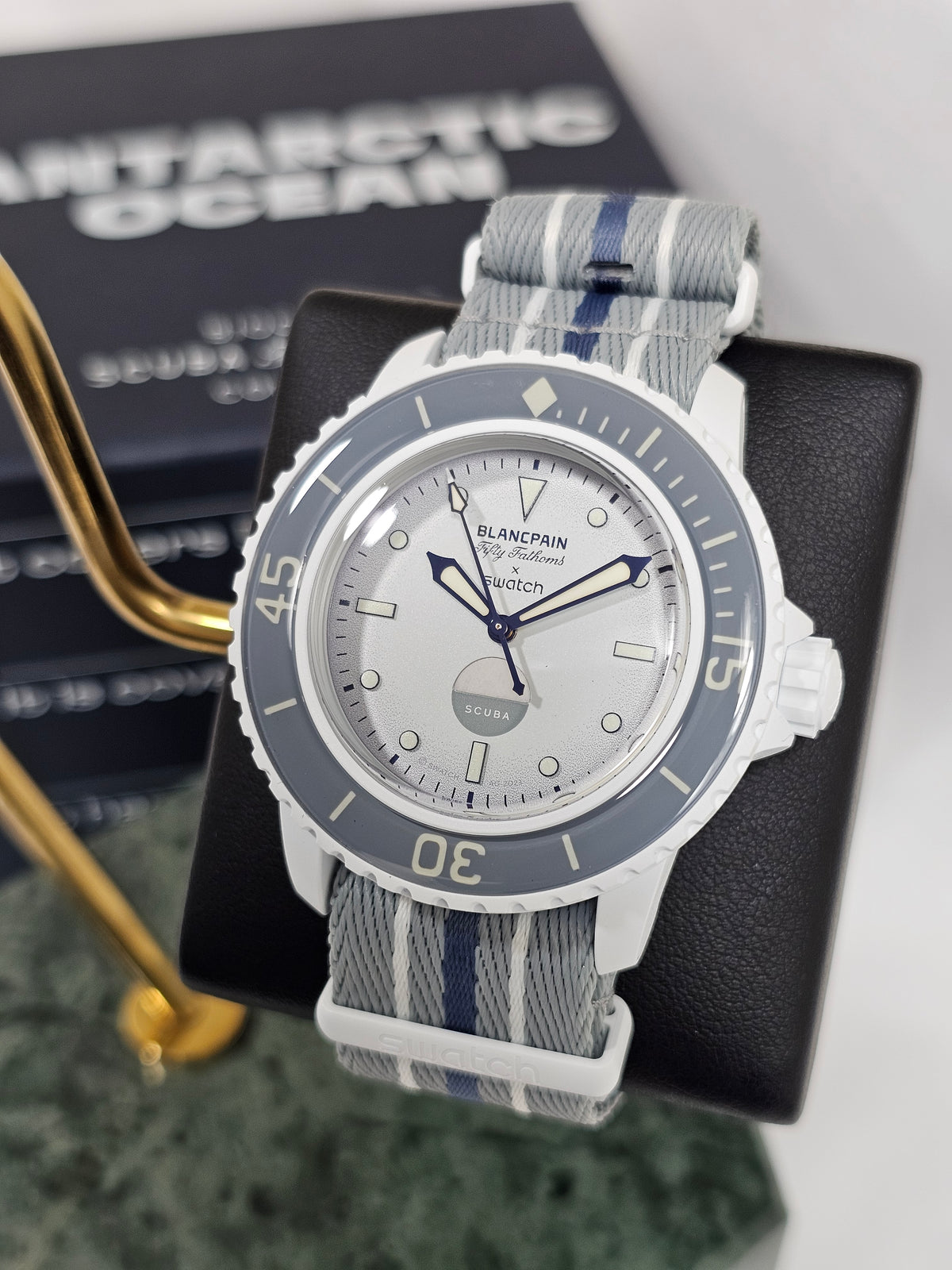Blancpain X Swatch Fifty Fathoms Scuba Collection: Antarctic Ocean 
