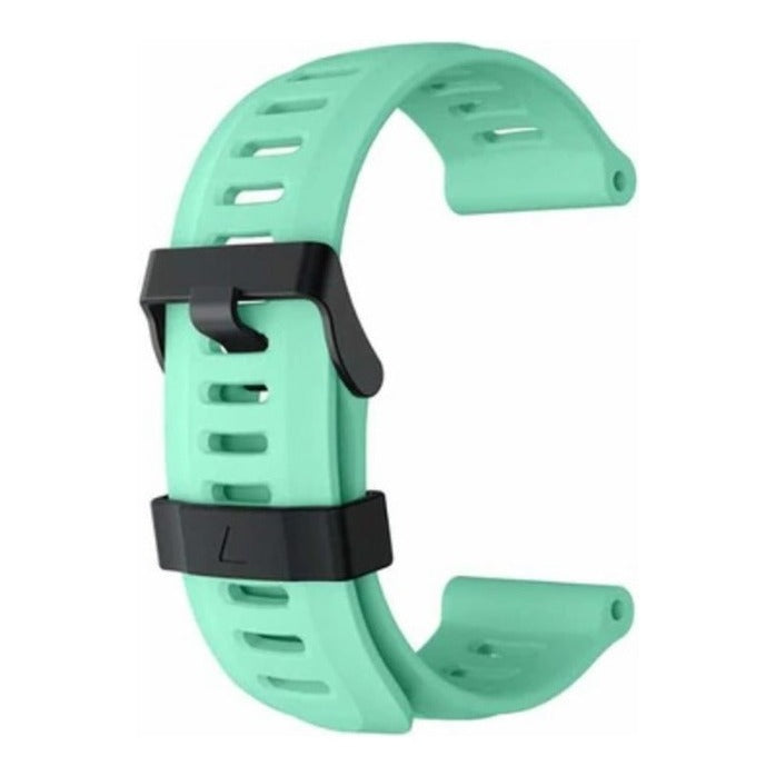 To Fit: Fenix 3, Silicone Black Buckle Watch Strap