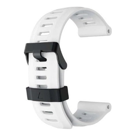 To Fit: Fenix 3, Silicone Black Buckle Watch Strap