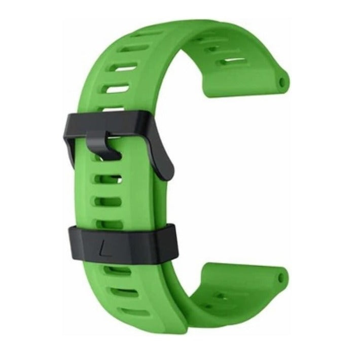 To Fit: Fenix 3, Silicone Black Buckle Watch Strap