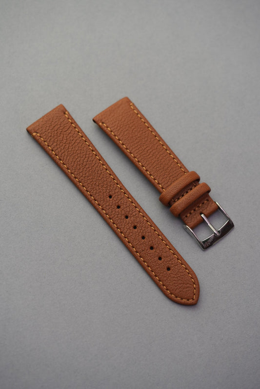 Tuscan sand sheepskin watch strap strap replacement for Omega Seamaster