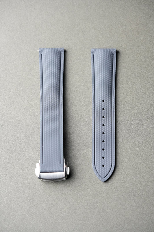 IWC Sailcloth FKM Rubber Strap with Deployant Clasp