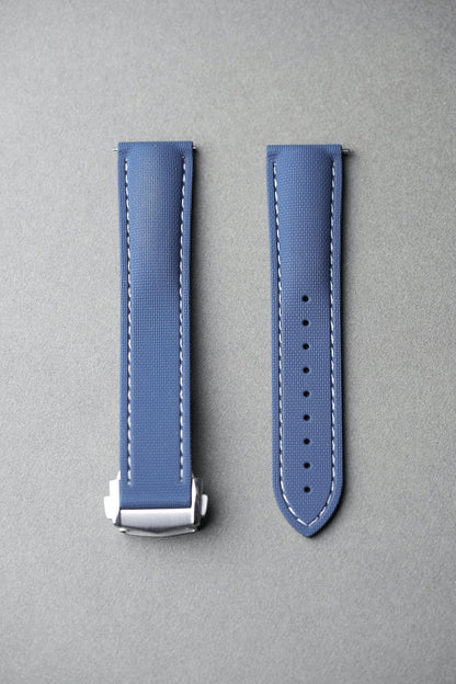 IWC Sailcloth FKM Rubber Strap with Deployant Clasp