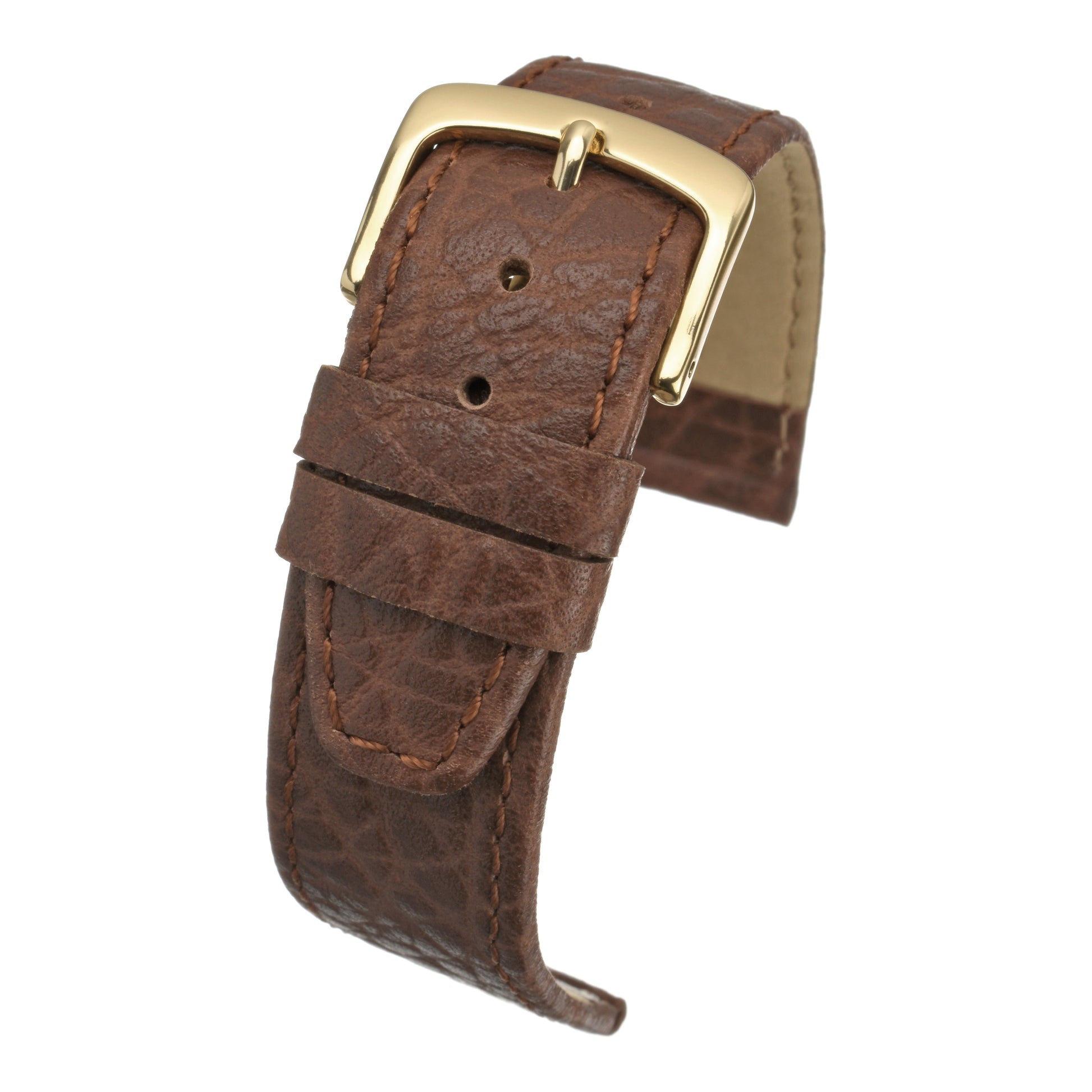 Vegetable Tanned Leather Watch Strap