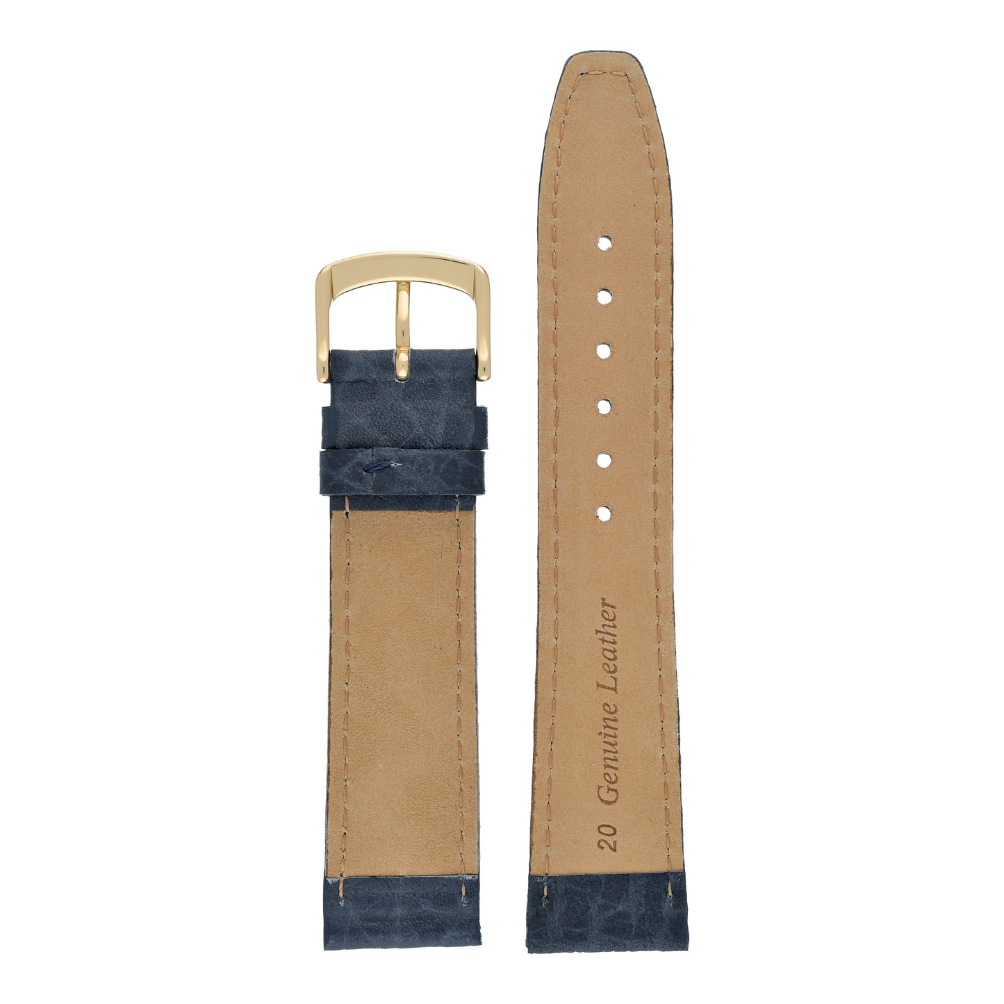 Vegetable Tanned Leather Watch Strap
