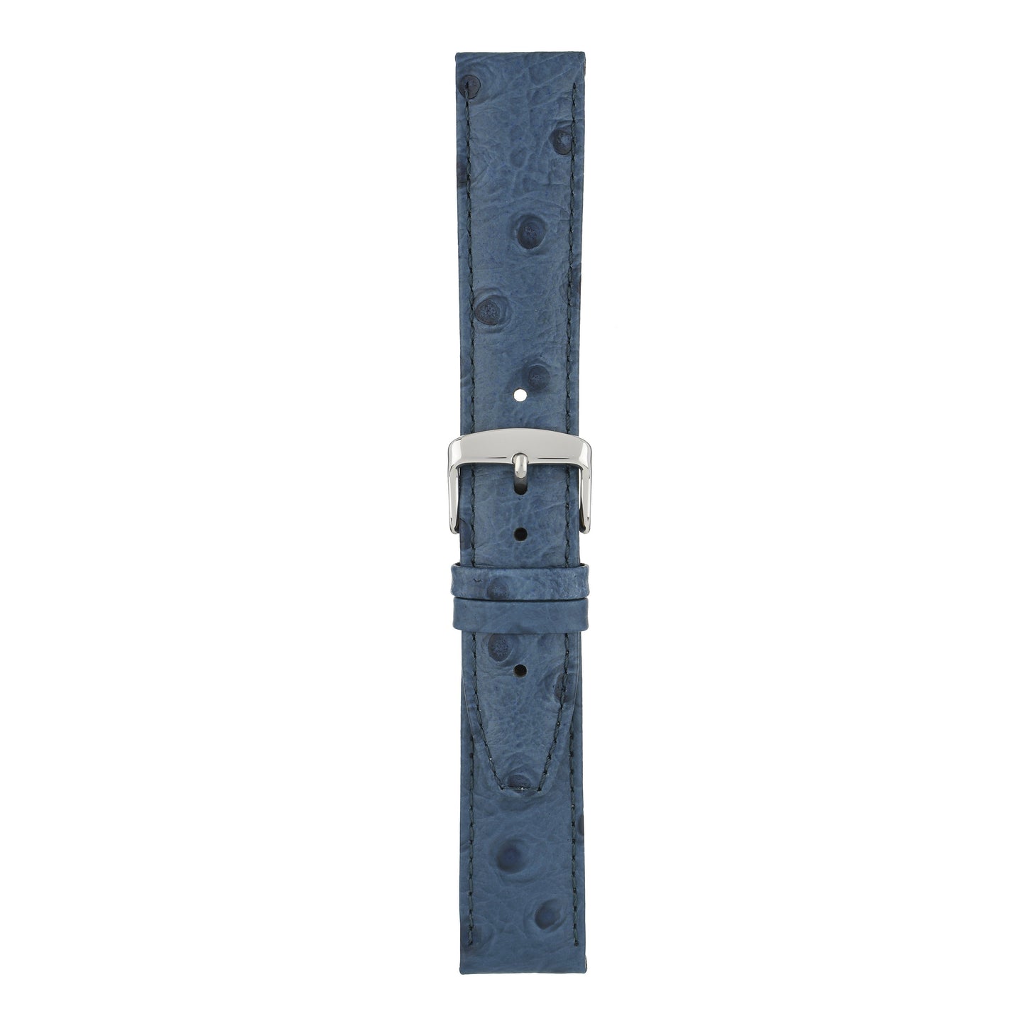 Vibrant Ostrich Grain Leather Watch Strap