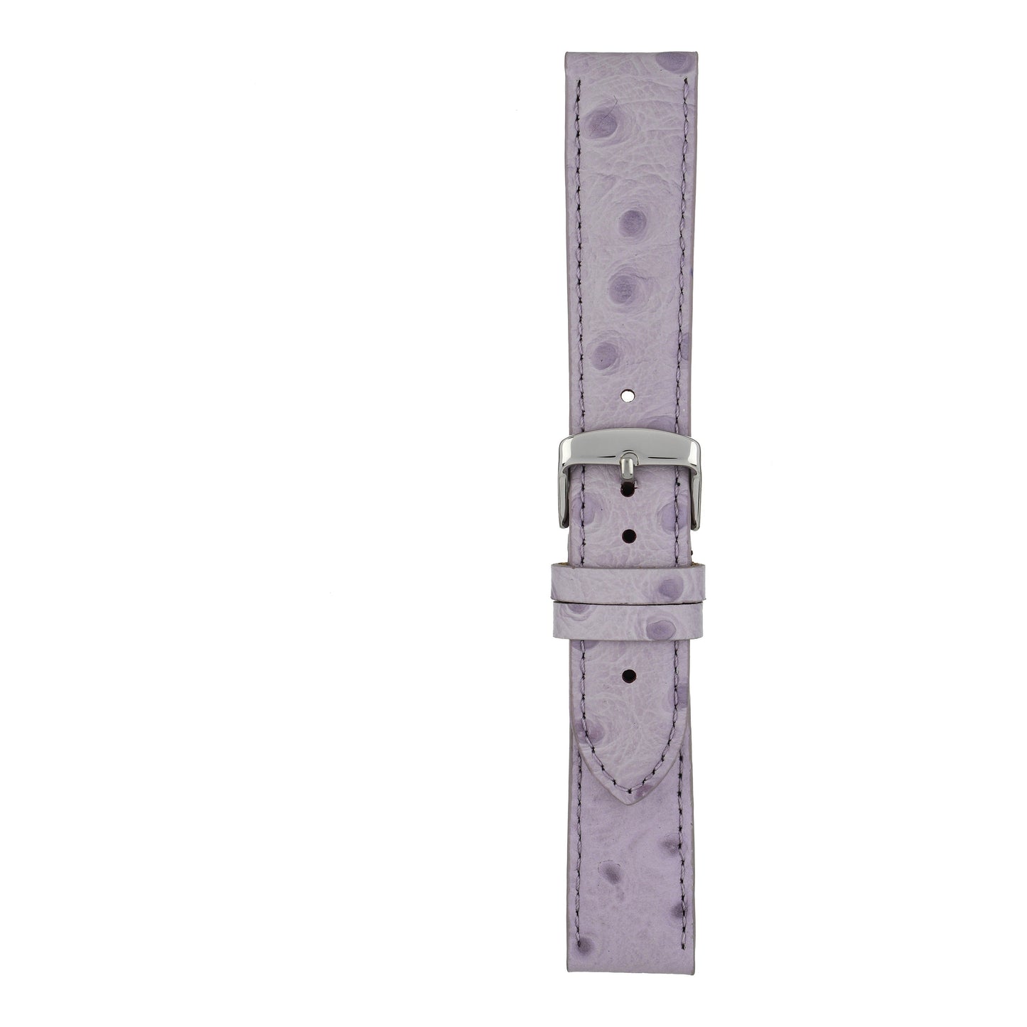 Vibrant Ostrich Grain Leather Watch Strap