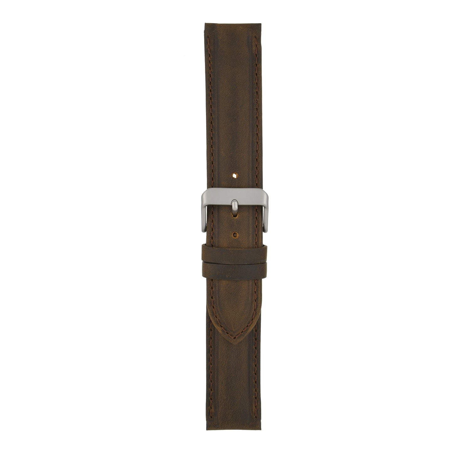 Vintage Heavy Padded Leather Watch Strap
