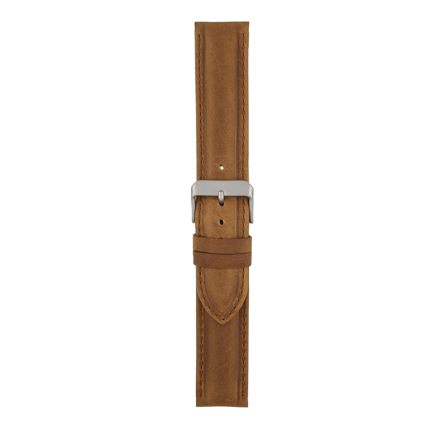 Vintage Heavy Padded Leather Watch Strap