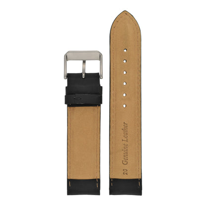 Vintage Heavy Padded Leather Watch Strap
