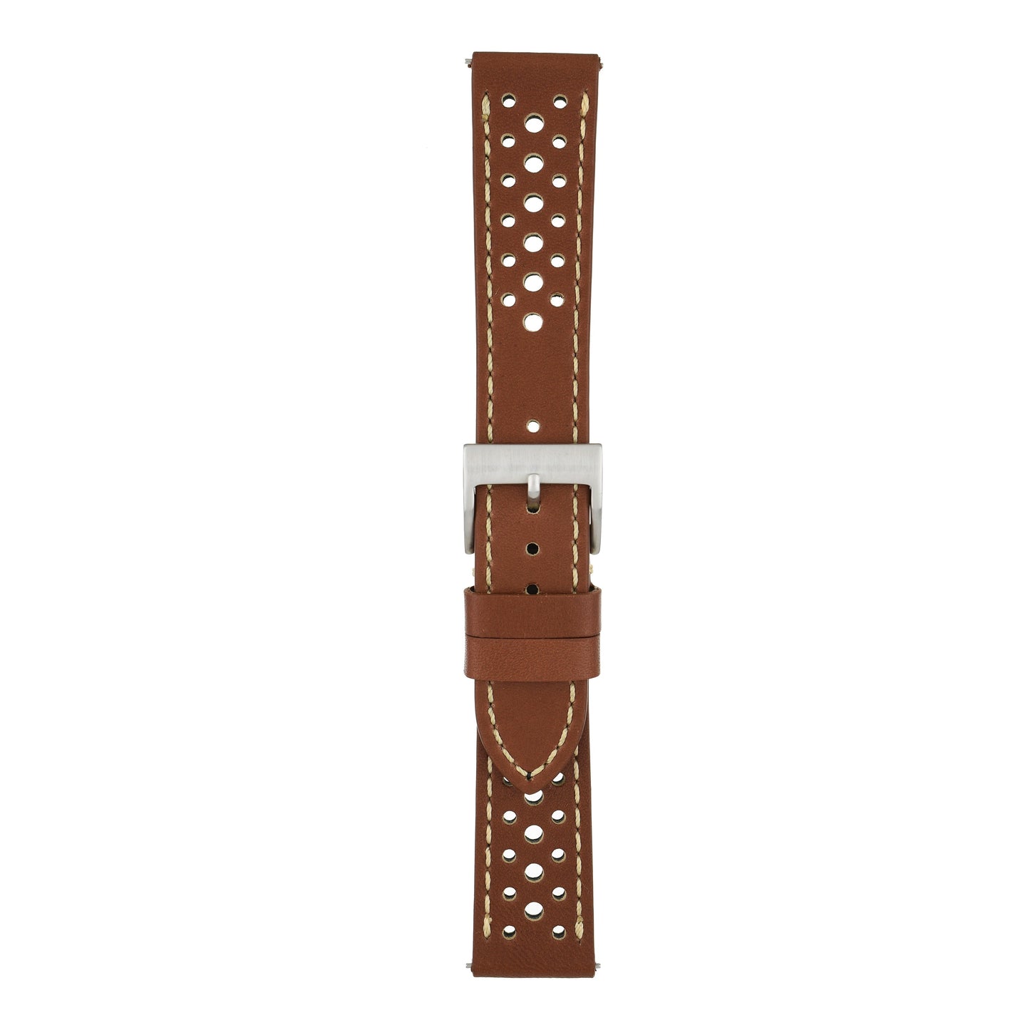Vintage Racing Leather Watch Strap