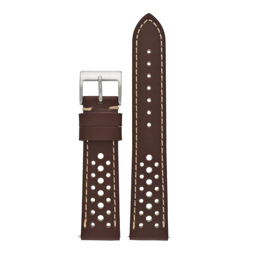 Vintage Racing Leather Watch Strap