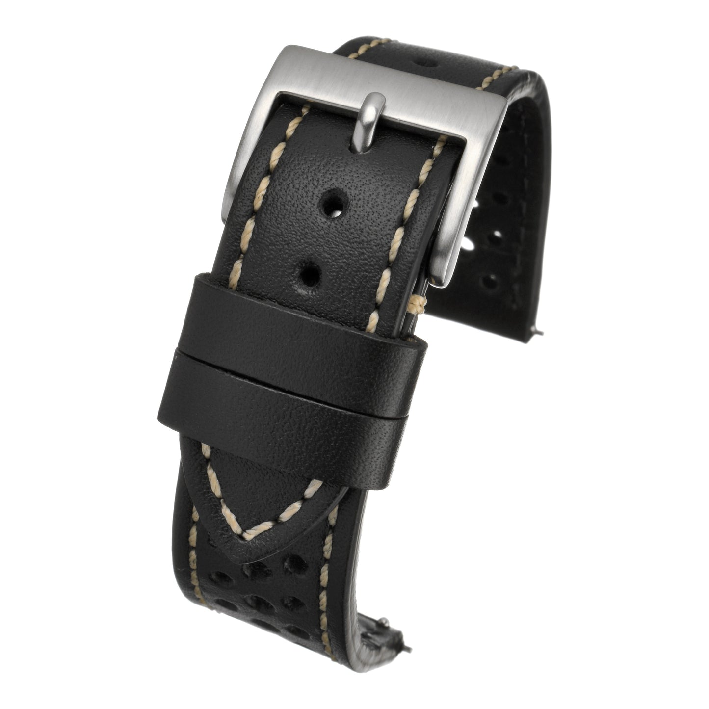Vintage Racing Leather Watch Strap