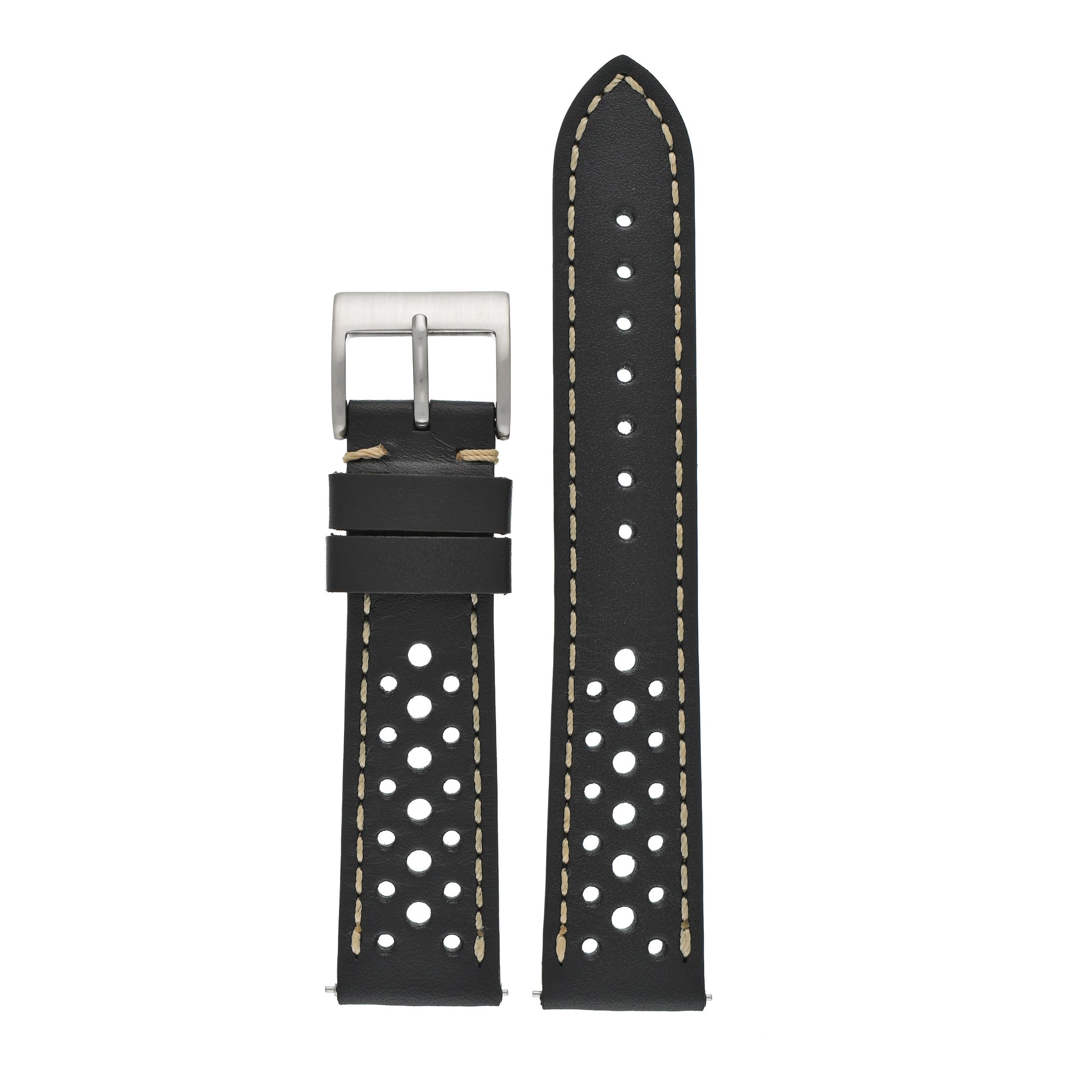 Vintage Racing Leather Watch Strap