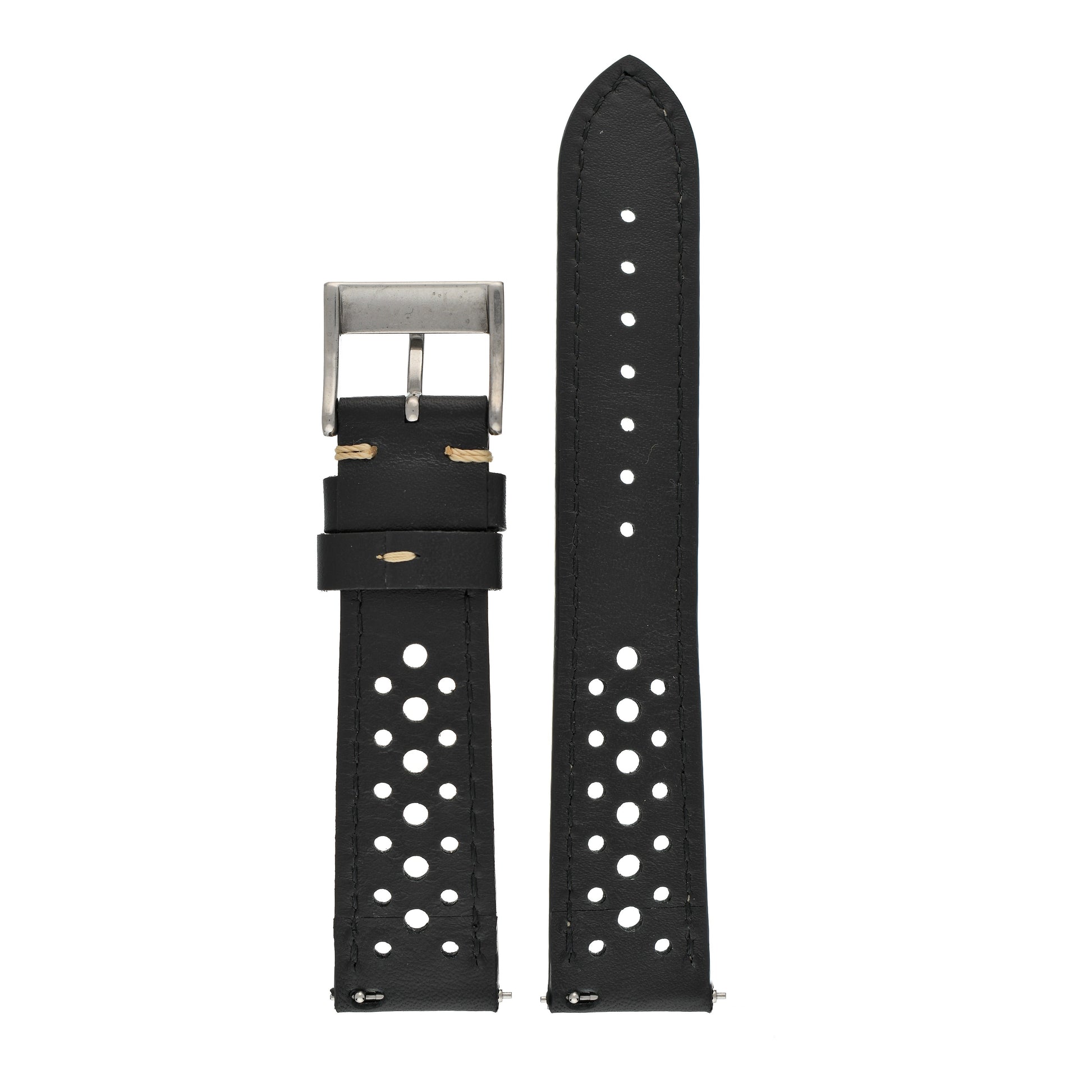 Vintage Racing Leather Watch Strap
