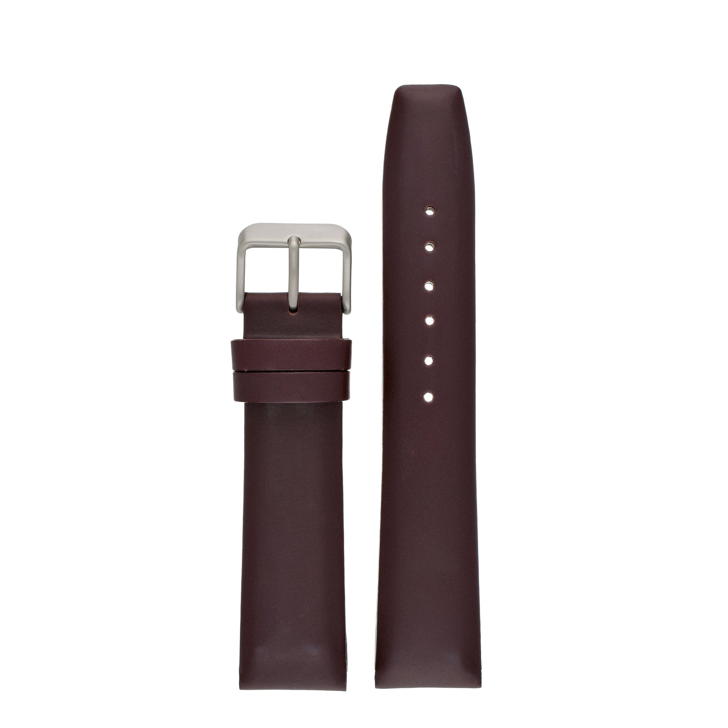 Modern Square Padded Leather Watch Strap