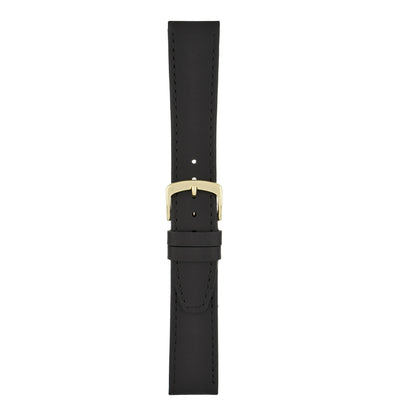 Water Resistant Stitched Leather Watch Strap
