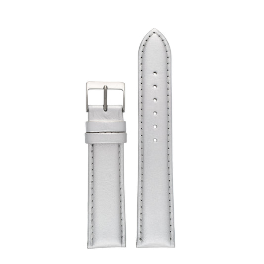 Metallic Colours Leather Watch Strap