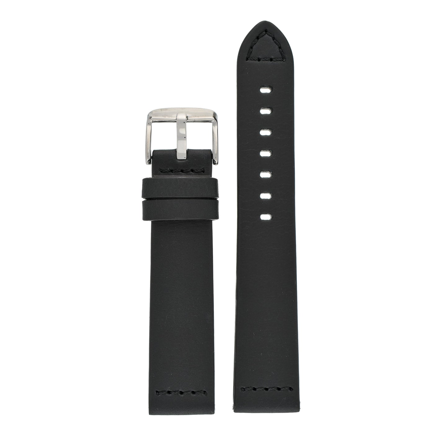 Hand-Made Smooth Padded Leather Watch Strap
