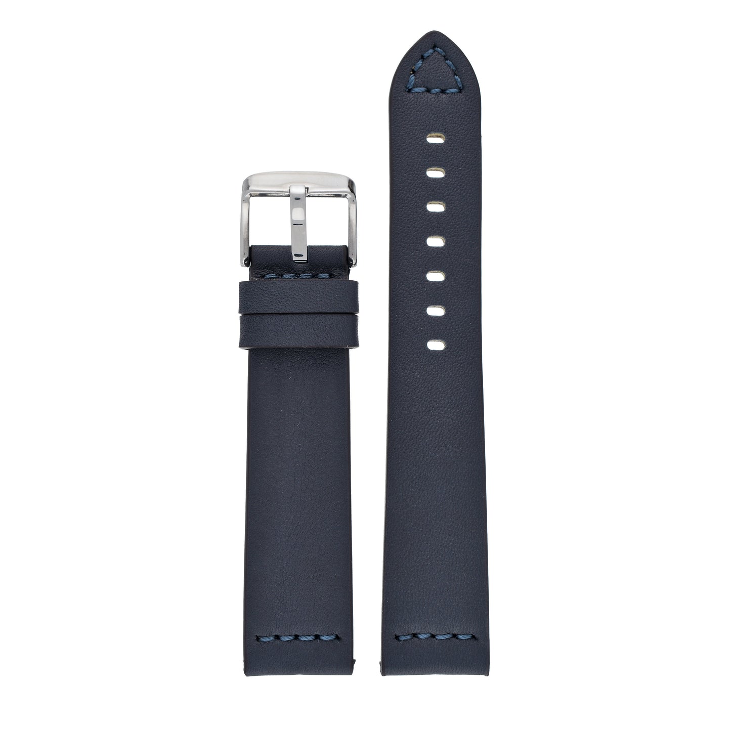 Hand-Made Smooth Padded Leather Watch Strap