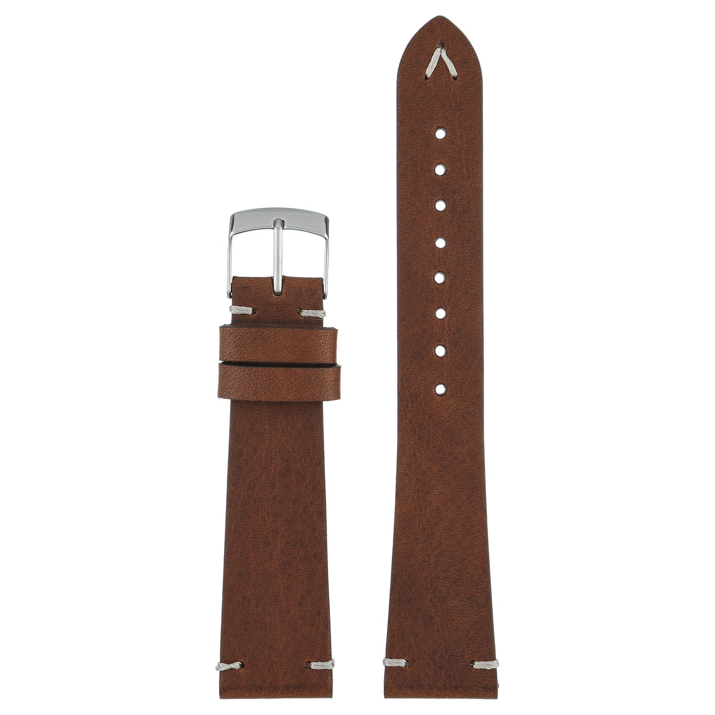 Handmade Two Stitch Leather Strap