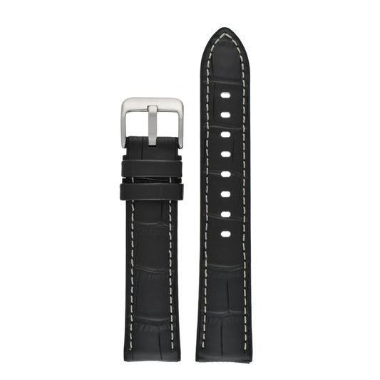 Active Alligator Grain Leather Watch Strap