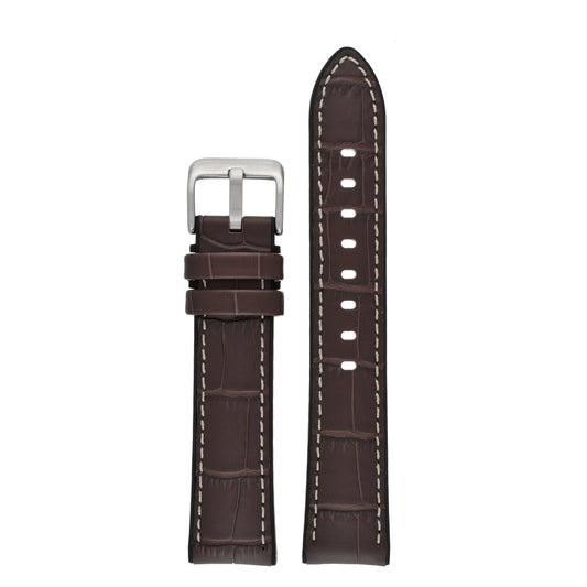 Active Alligator Grain Leather Watch Strap