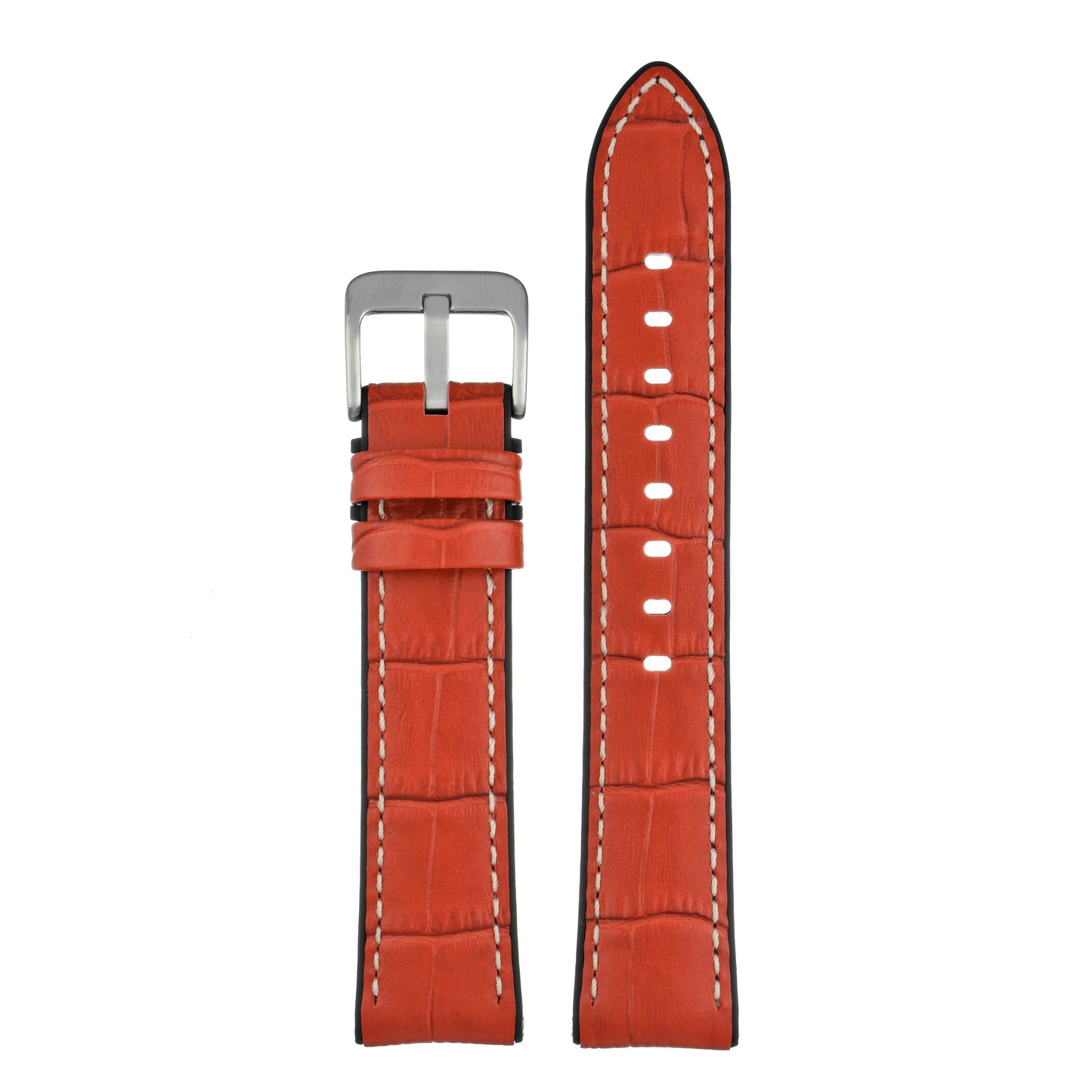 Active Alligator Grain Leather Watch Strap