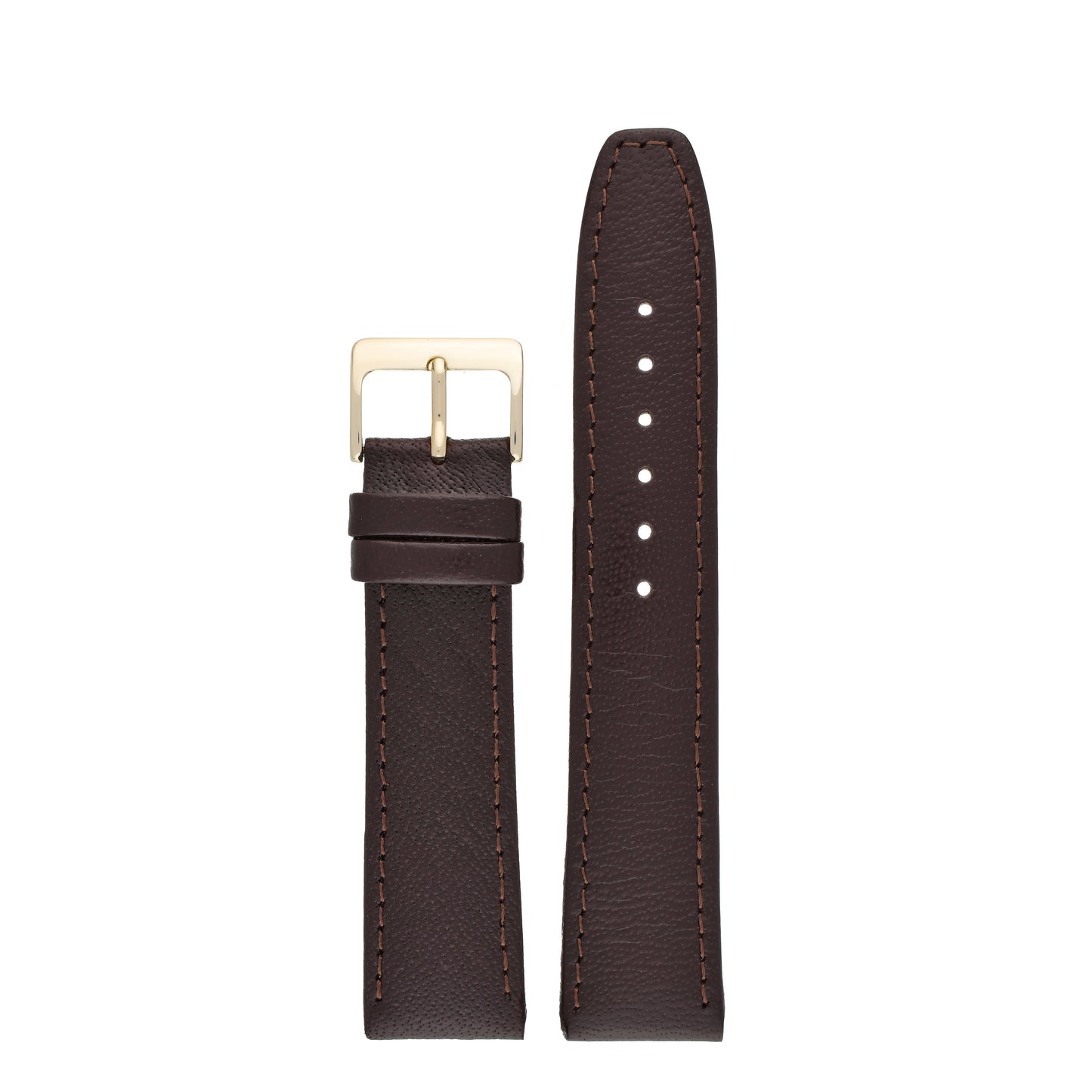 Open Ended Buffalo Leather Watch Strap