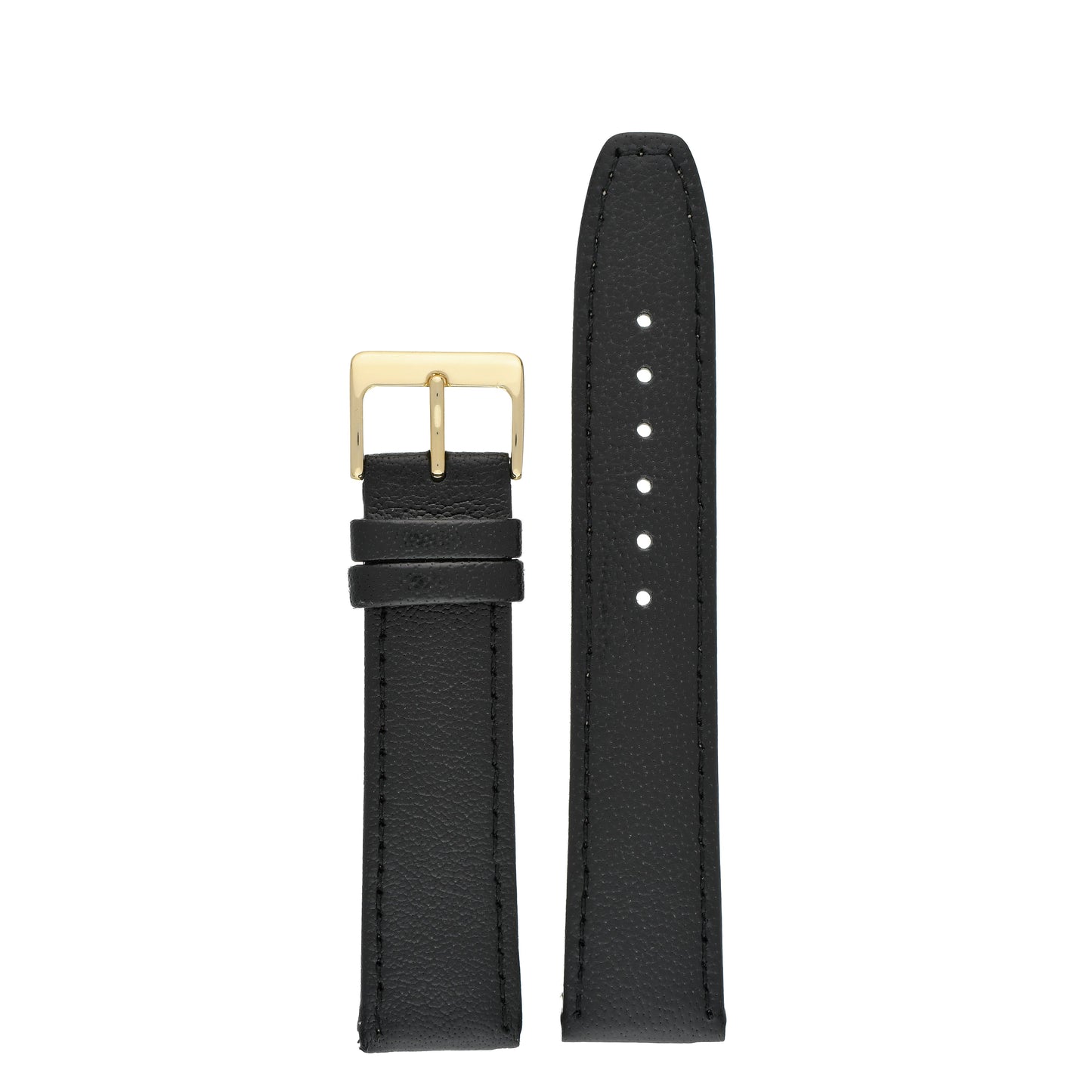 Open Ended Buffalo Leather Watch Strap