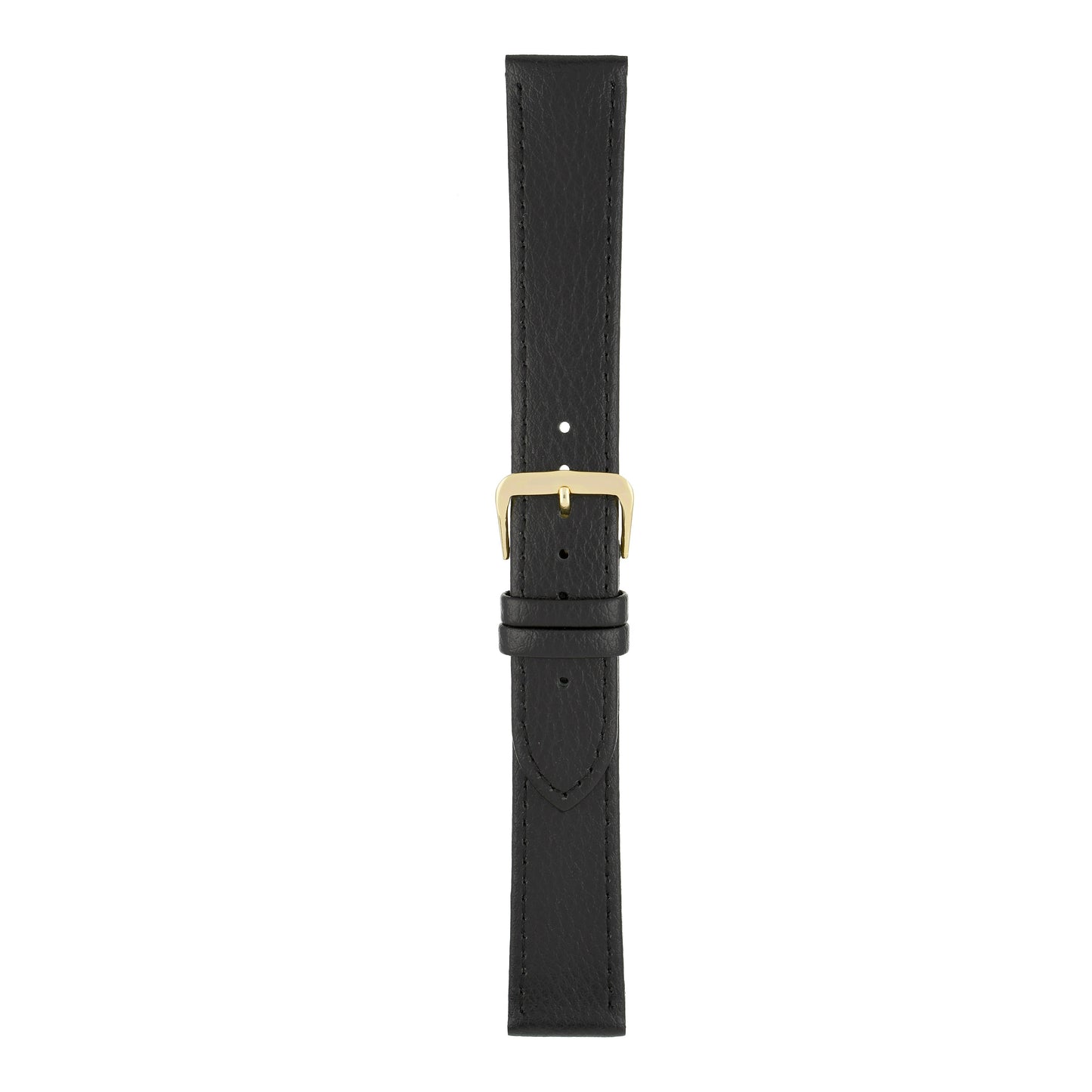 XL Buffalo Grain Stitched Leather Watch Strap