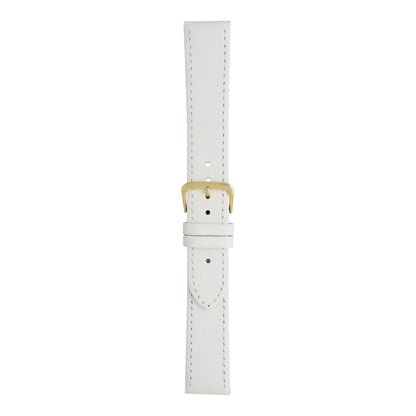 XL Buffalo Grain Stitched Leather Watch Strap