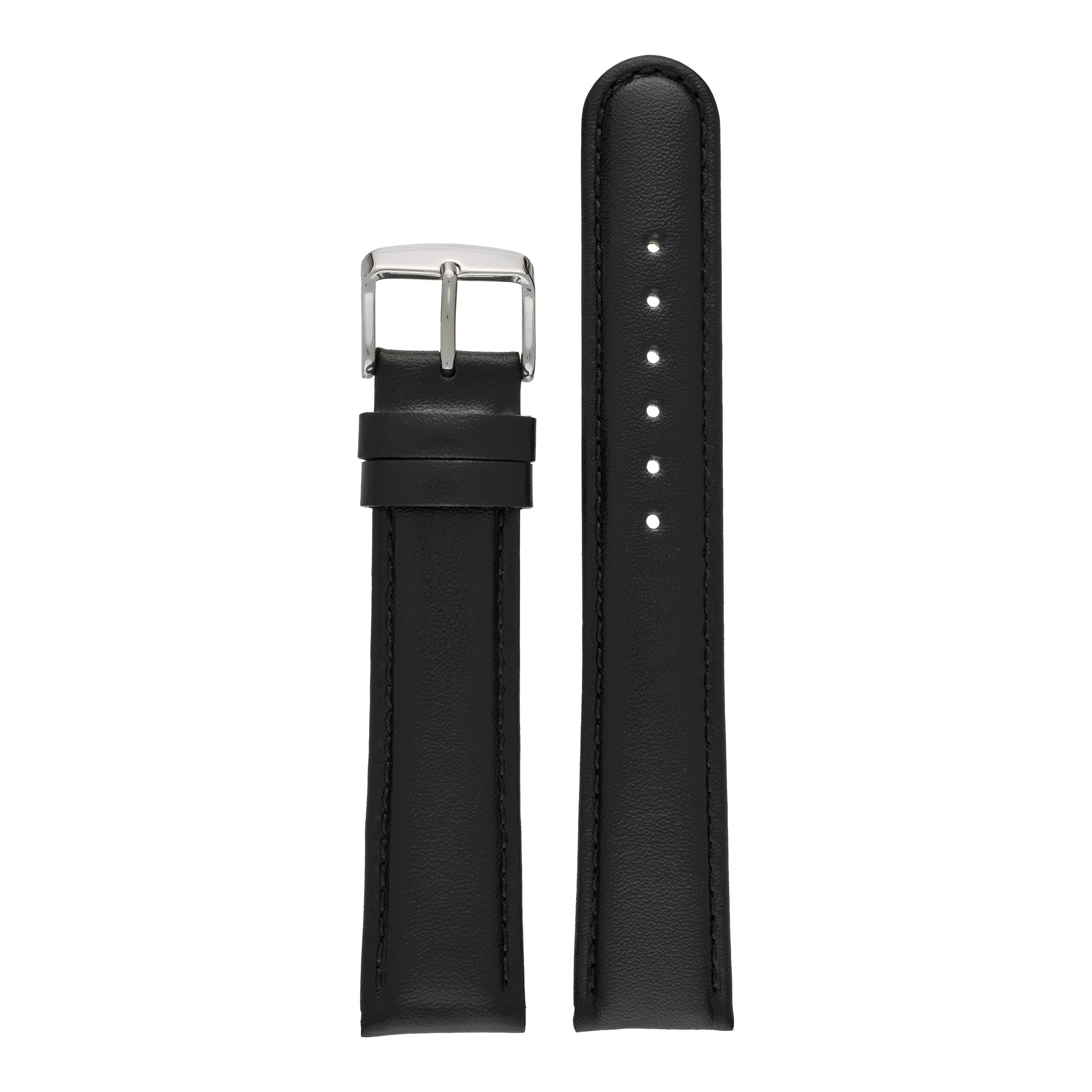 XL Padded Stitched Leather Watch Strap