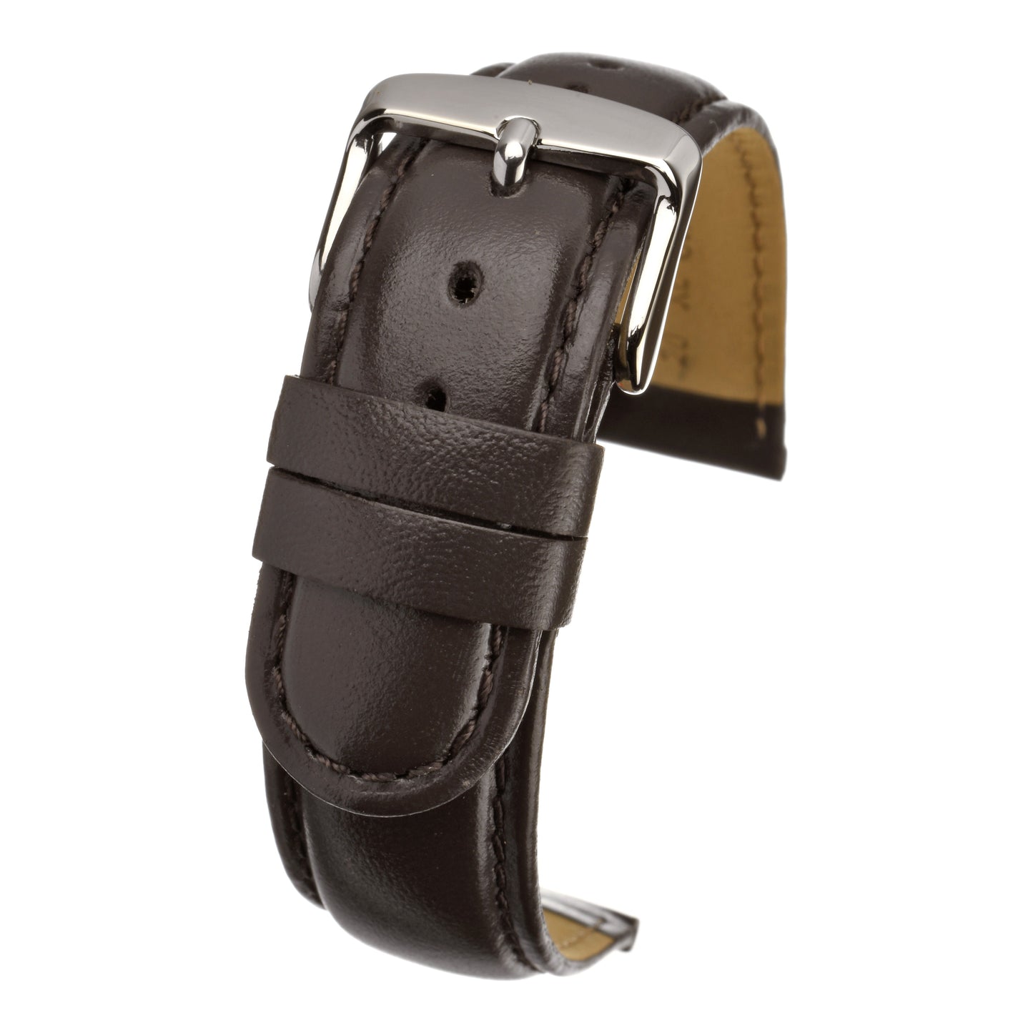 XL Padded Stitched Leather Watch Strap