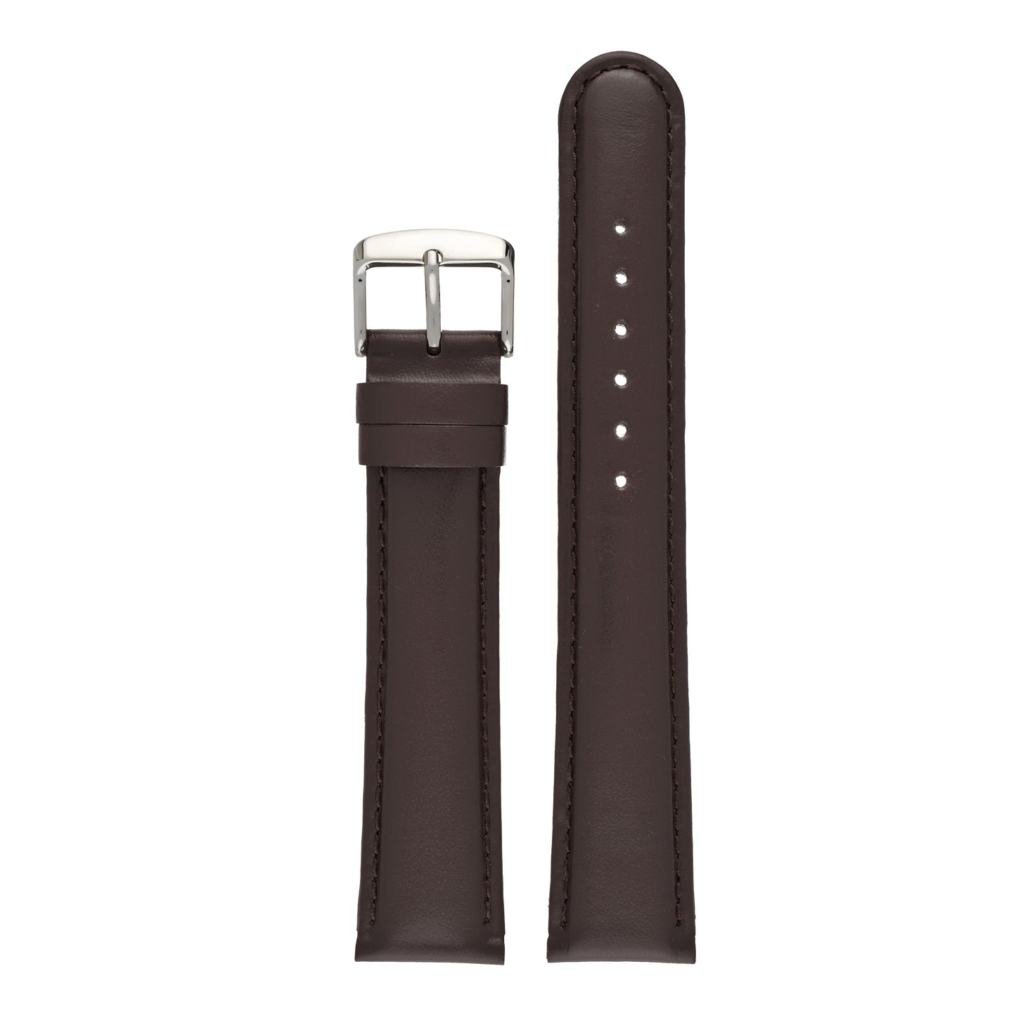XL Padded Stitched Leather Watch Strap