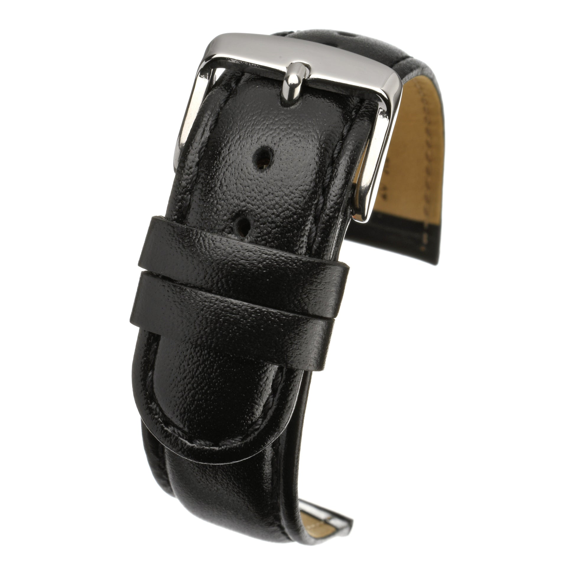 XL Padded Stitched Leather Watch Strap