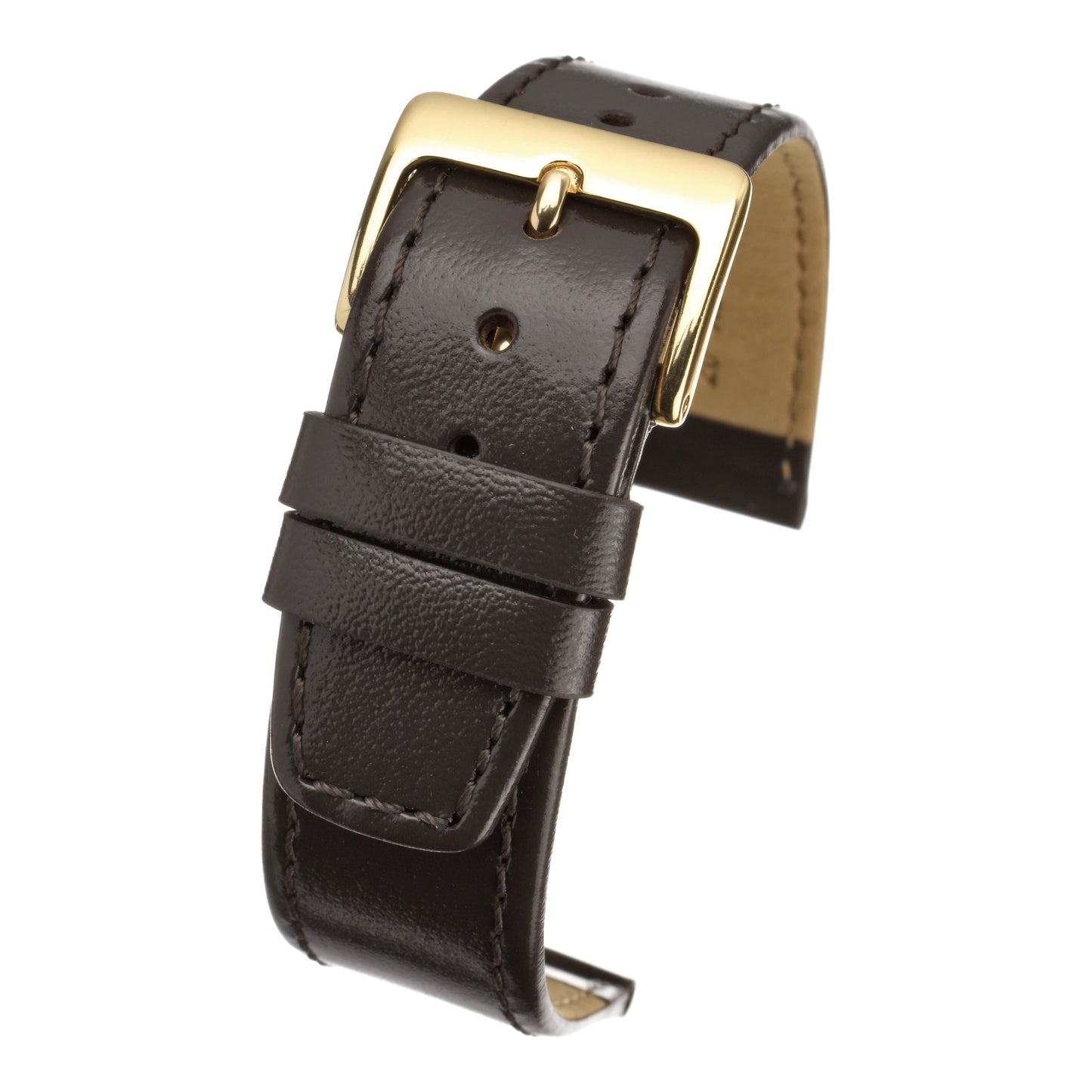 XL Plain Stitched Leather Watch Strap