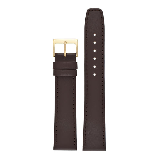 XL Plain Stitched Leather Watch Strap