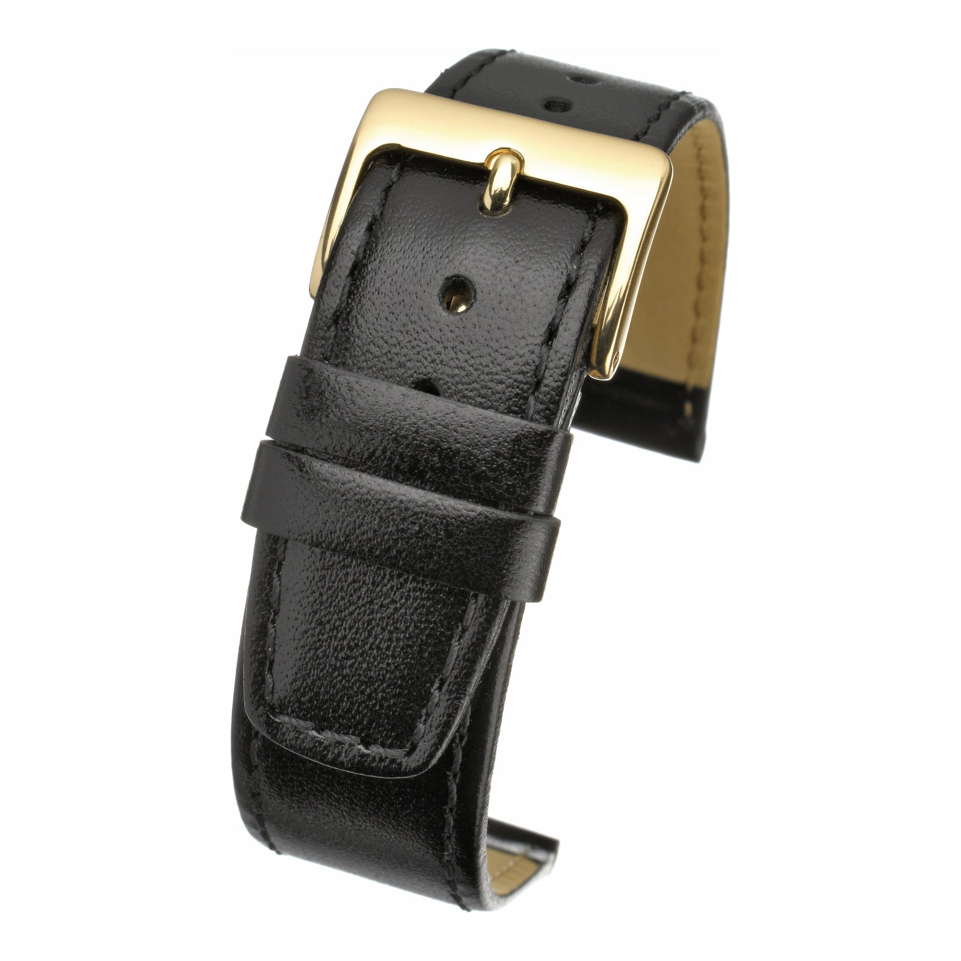 XL Plain Stitched Leather Watch Strap