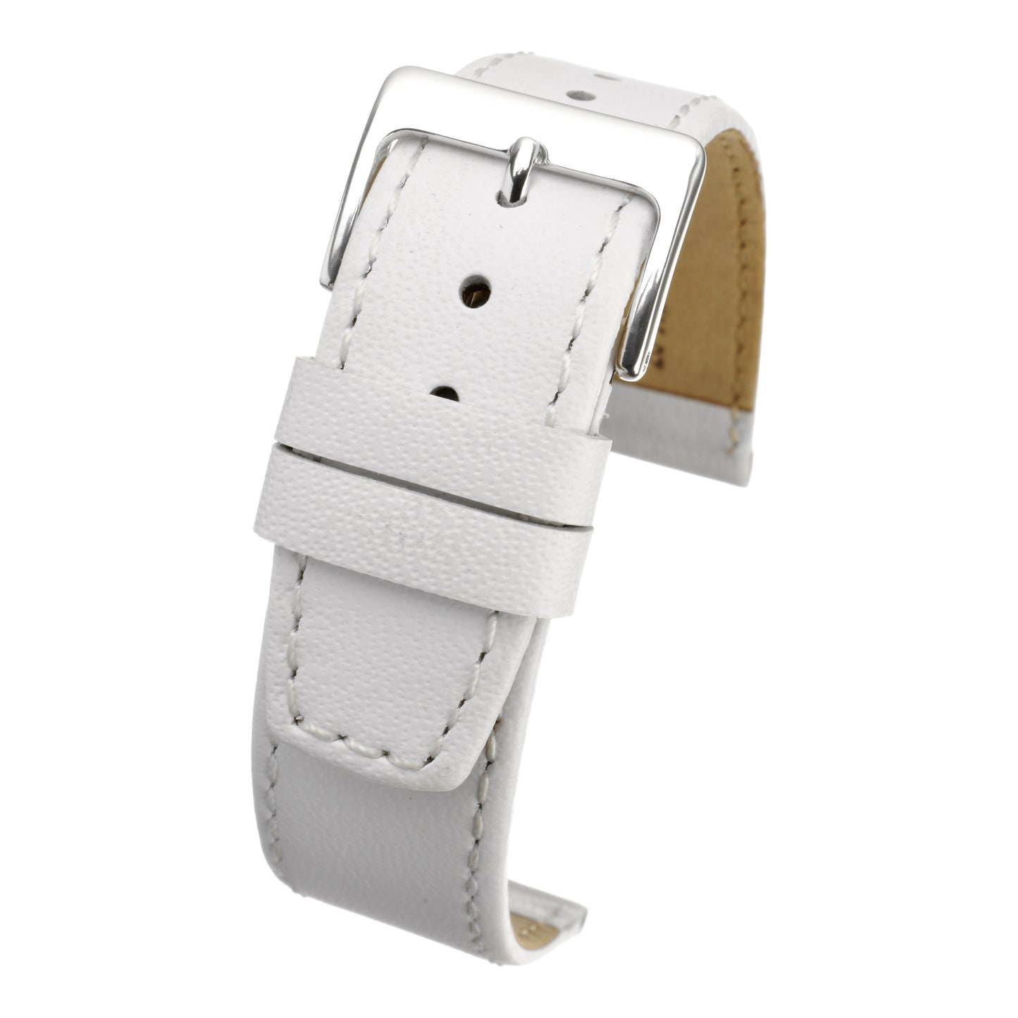 XL Plain Stitched Leather Watch Strap