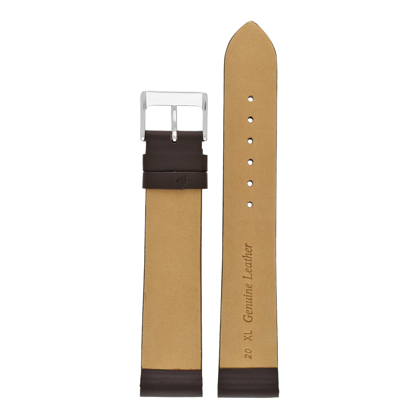 XL Smooth Leather Watch Strap